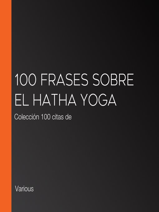 Cover image for 100 frases sobre el Hatha Yoga